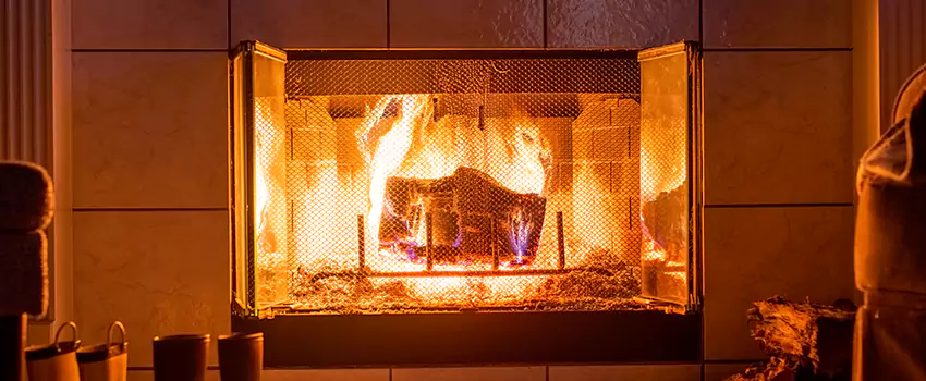 Mendota Hearth Landscape Fireplace Installation in Riviera Beach, Florida